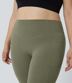 Legging d'entraînement gainant galbant taille haute grande taille avec effet scrunch et poches Halara UltraSculpt™