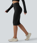 Halara Ultrasculpt™ Legging de running corsaire gainant taille haute dos croisé avec poches