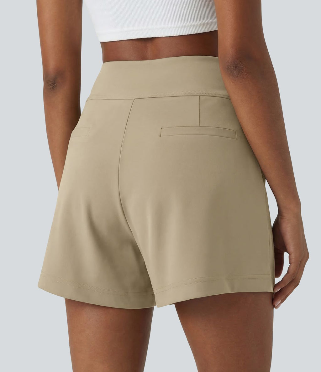 Short de travail large taille haute DayStretch avec poches