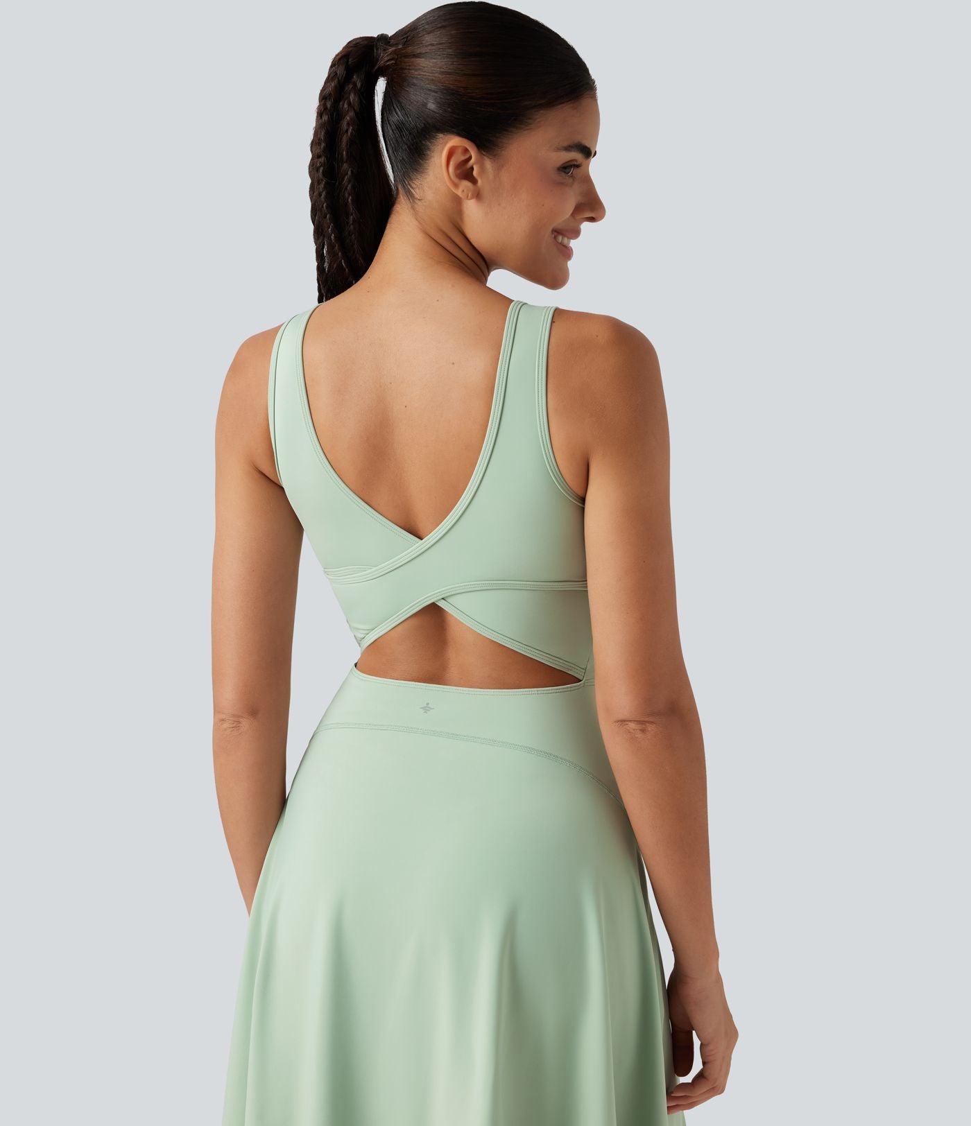 Robe de danse midi SoftlyZero™ Airy 2-en-1, col carré, brassière intégrée, à effet frais InstantCool, avec poches, accès facile Easy Peasy