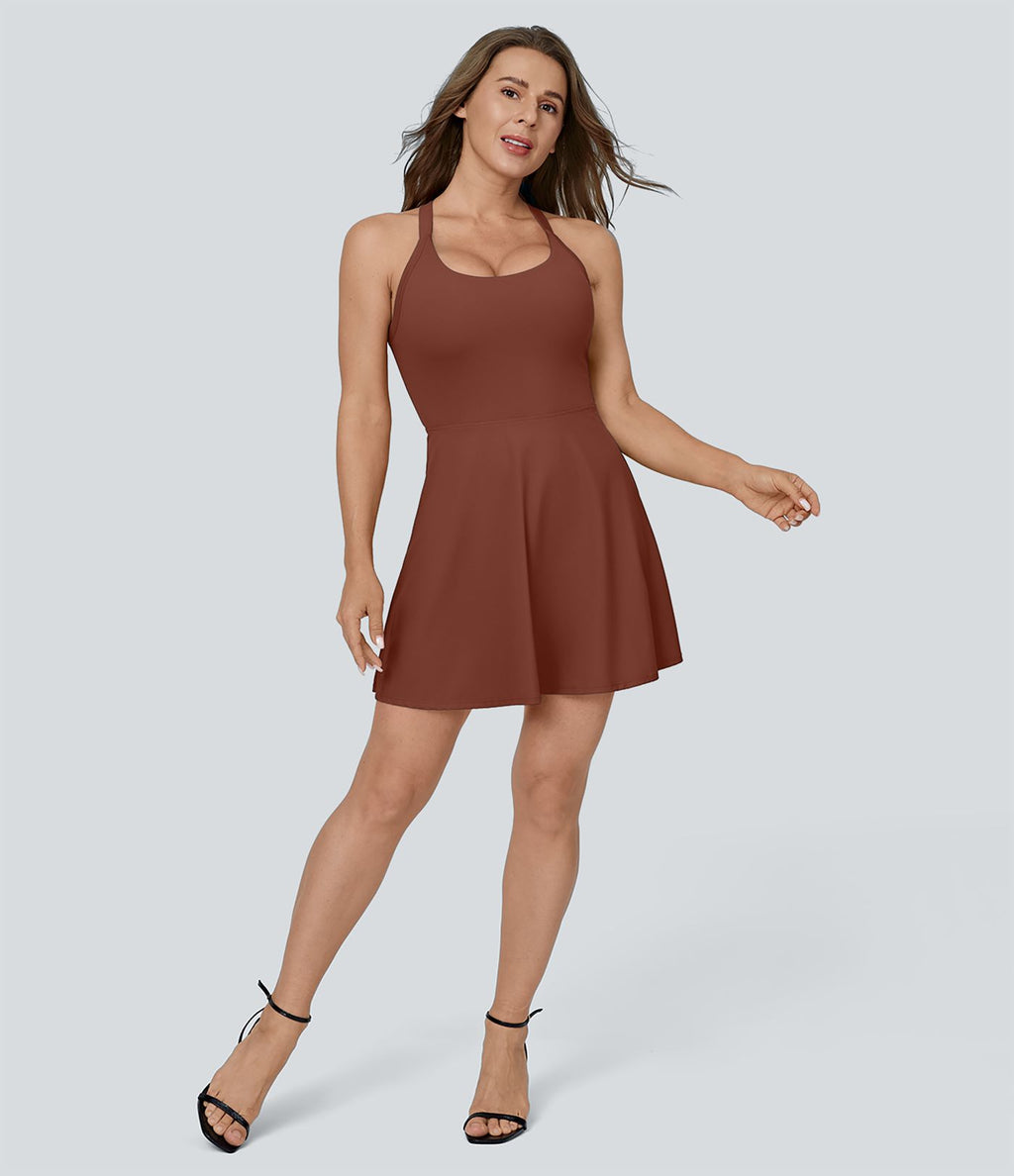 Robe de sport danse mini évasée E-G