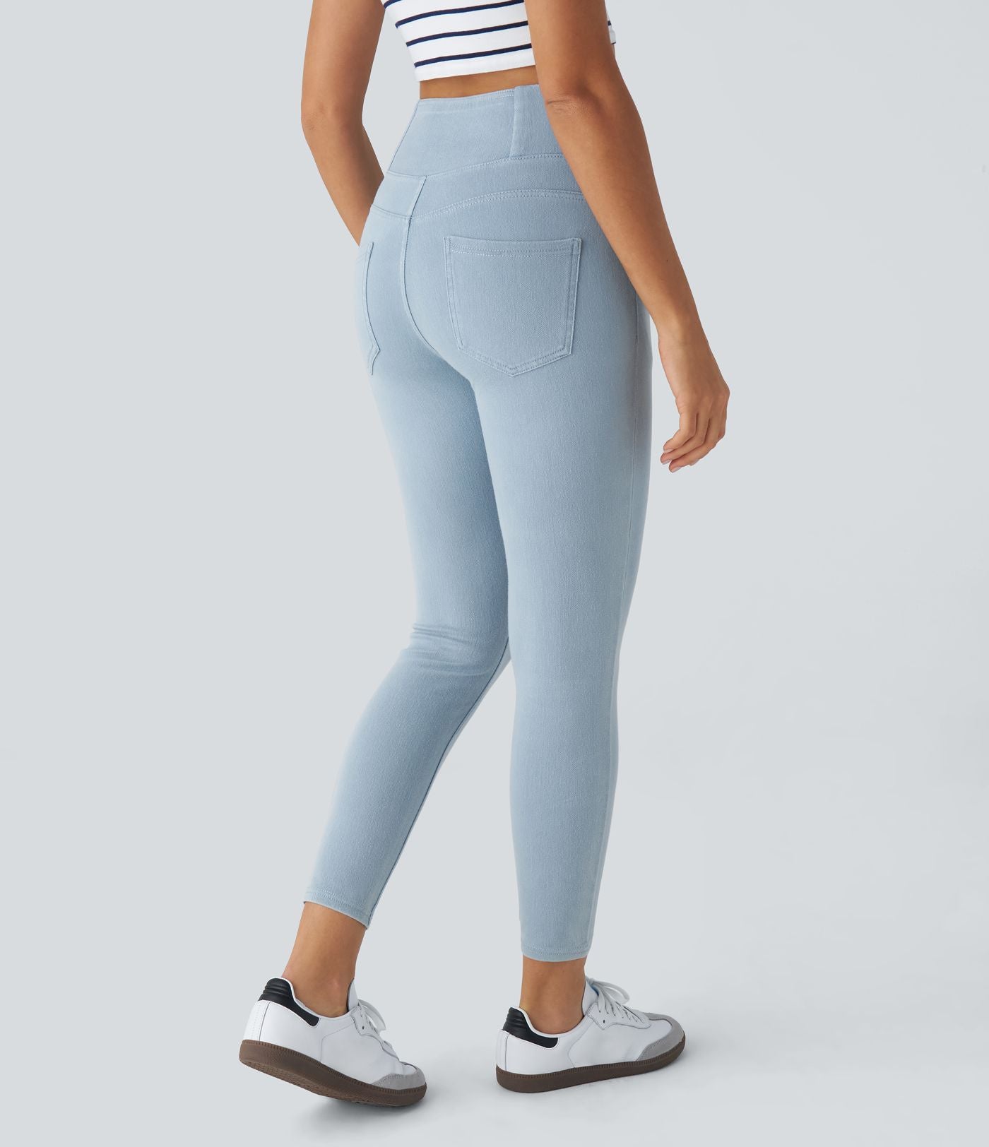 Halara Flex™ Jegging Travail Taille Haute Croisé Poches Multiples Tricot Extensible