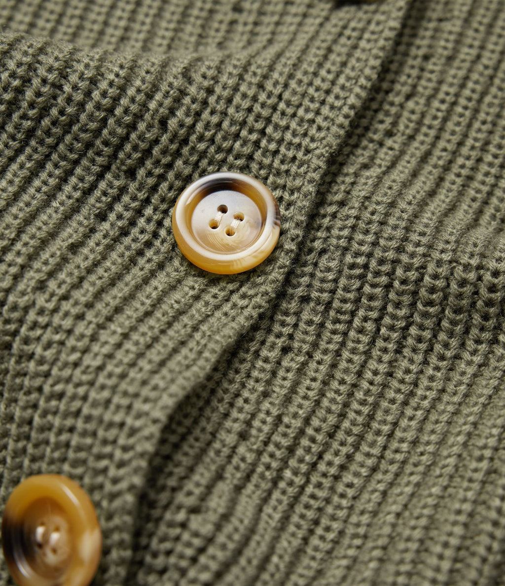 Cardigan col revers manches longues avec poches