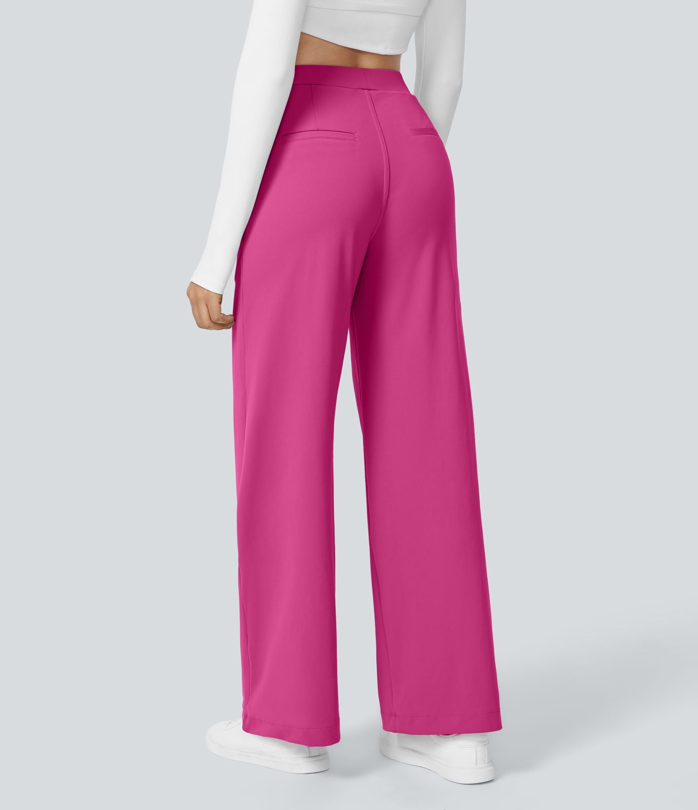 Pantalon tailleur Halara Flex™ DayStretch coupe droite taille haute avec poches