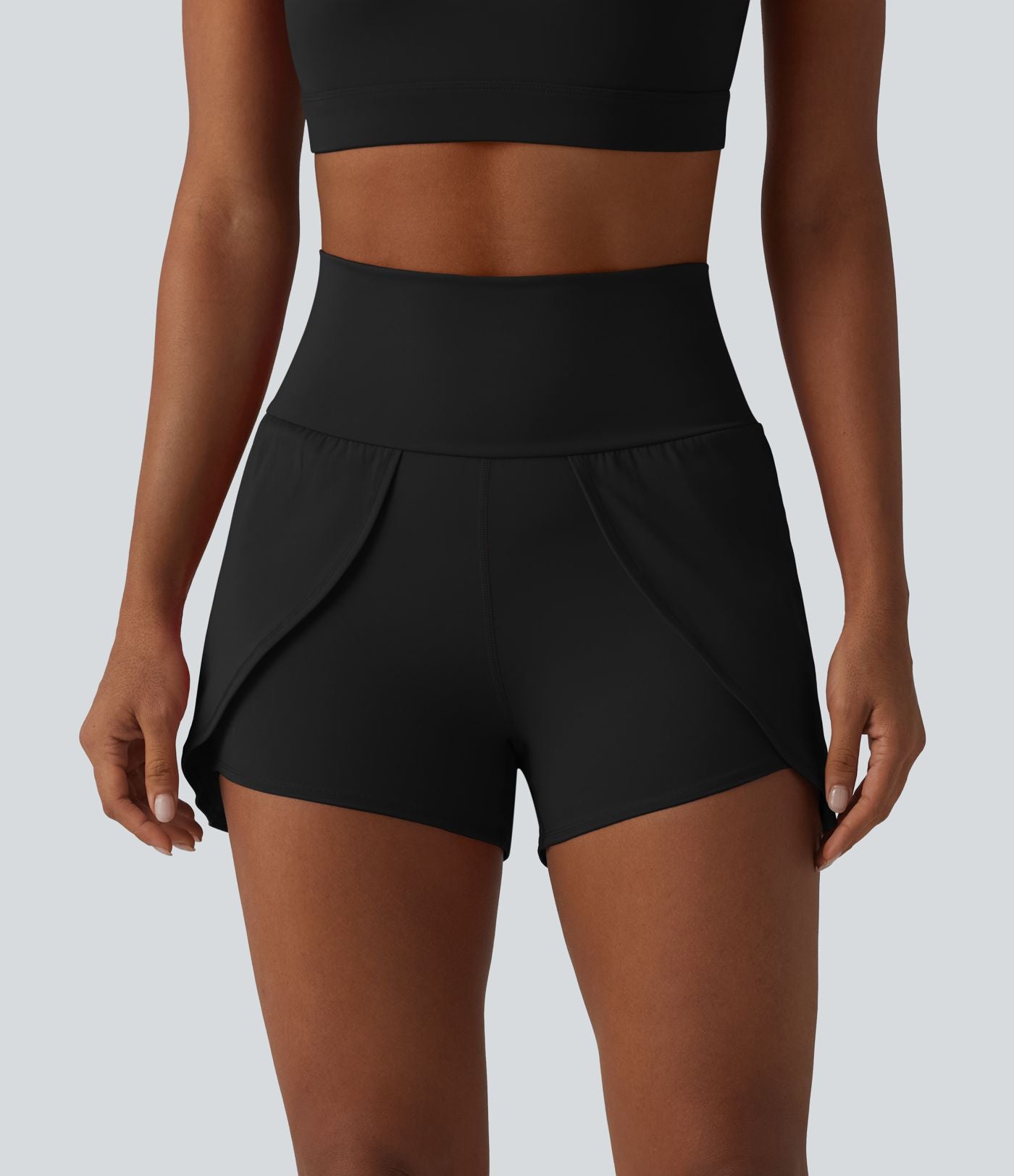 Short de yoga SoftlyZero™ Airy taille haute doux et respirant 7,5 cm avec poches