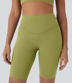 Short cycliste 22,8 cm d'entraînement gainant taille haute avec poches Halara UltraSculpt™