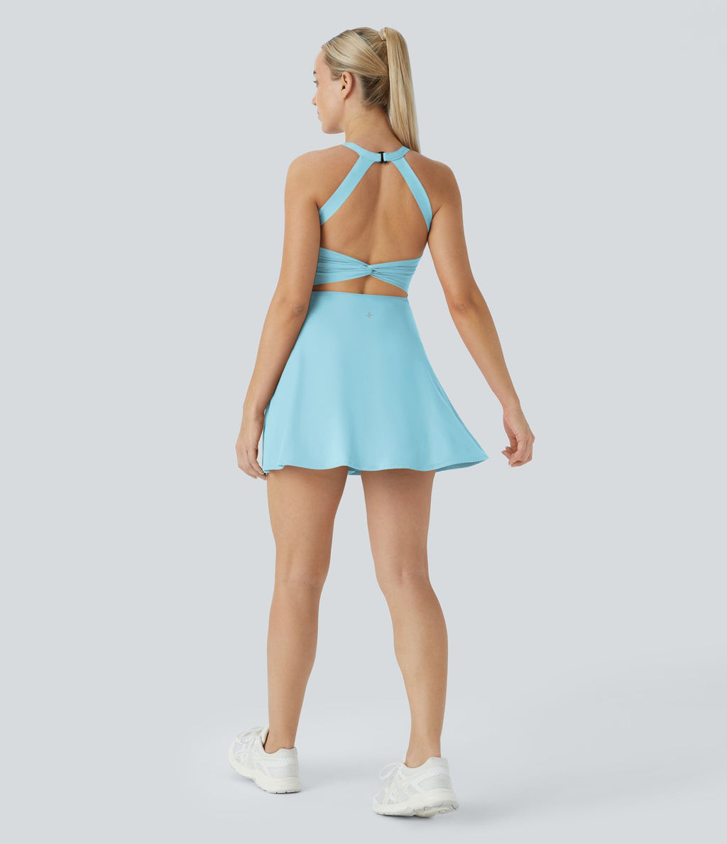 Softlyzero™ Airy Robe Sport Torsadée Dos Nu Édition Easy Peasy