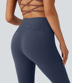 Pantalon de yoga à coupe bootcut gainant taille haute avec poches Halara UltraSculpt™