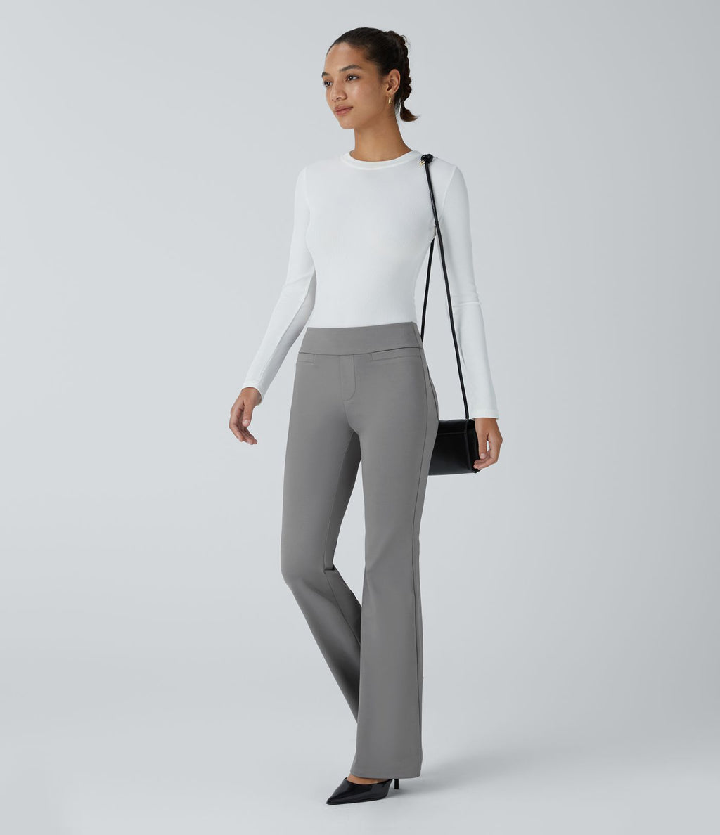 Pantalon tailleur taille moyenne Halara Flex™ avec poches