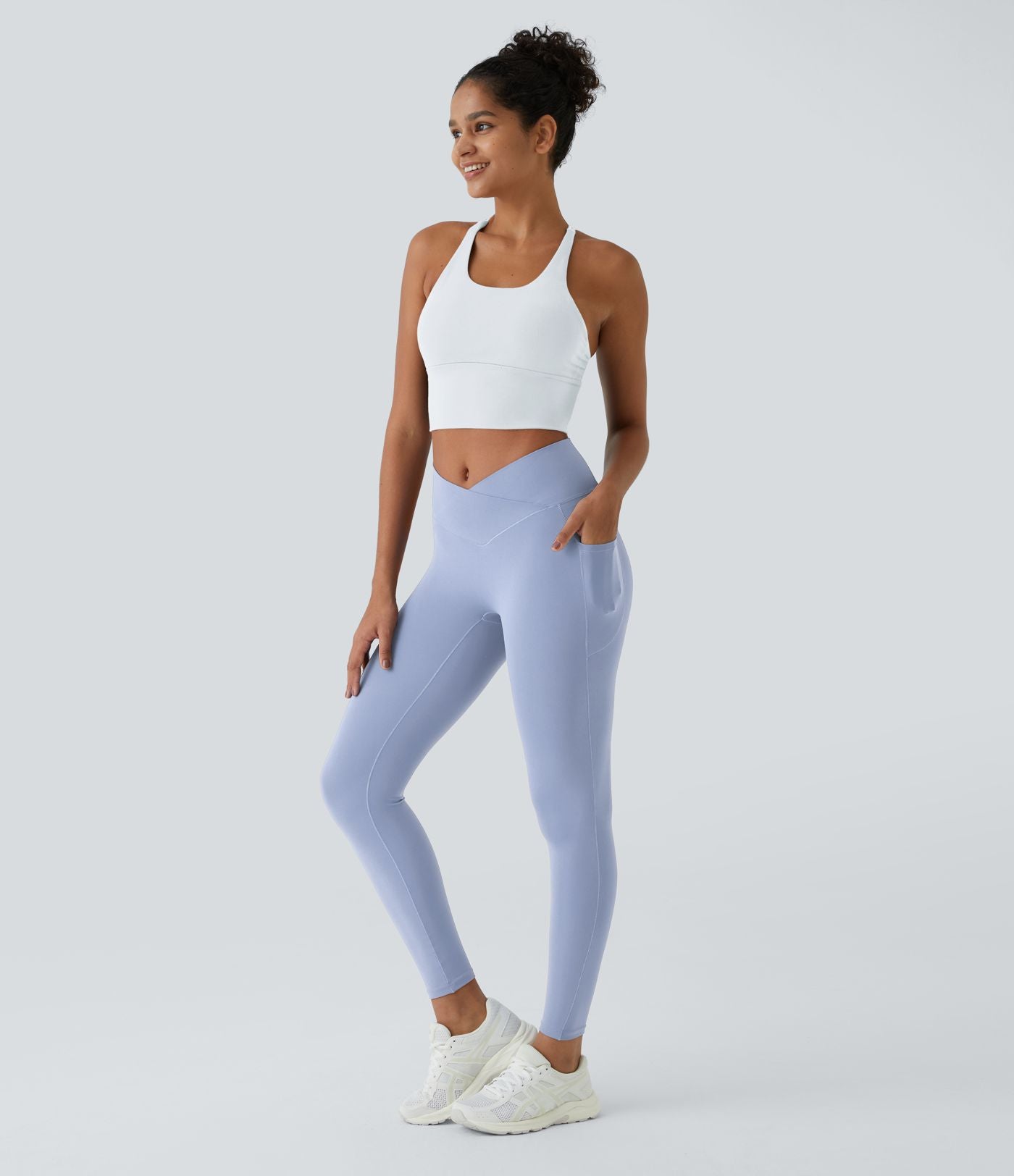 Softlyzero™ Legging Unis Poches Croisées