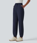 Jogging de golf taille mi-haute à séchage rapide effet frais InstantCool avec cordon de serrage et poches, protection solaire UPF40+
