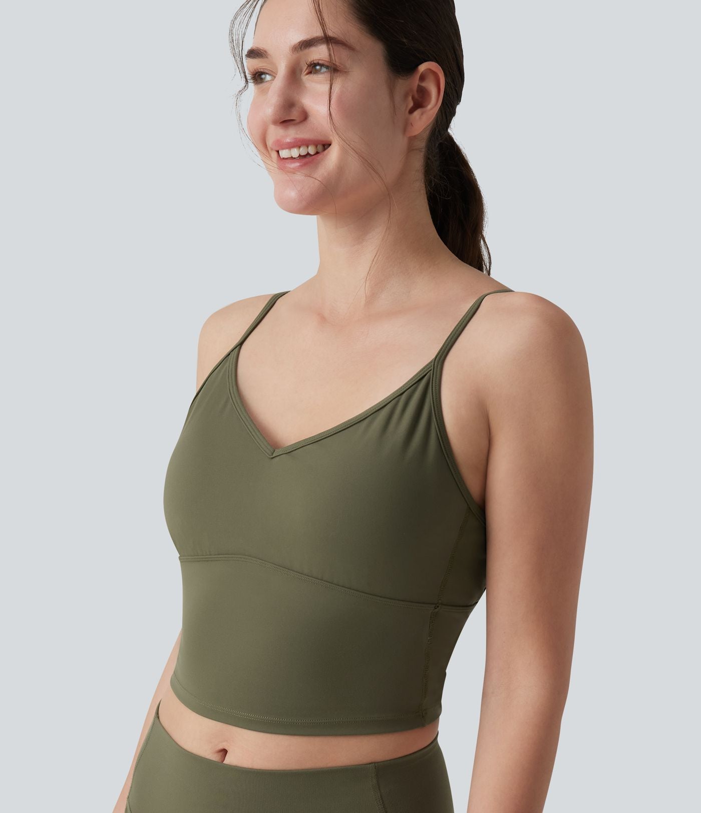 Brassière de sport SoftlyZero™ Plush maintien léger bretelles croisées dos nu