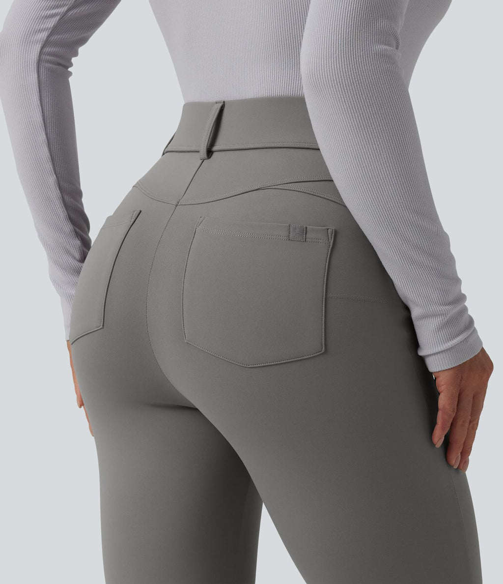 Legging thermique SoftlyZero™ Plush 7/8 taille haute avec poches