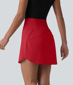 Jupe de golf courte 2-en-1 SoftlyZero™ Airy effet frais InstantCool taille ultra-haute gainant avec ourlet arrondi et poches