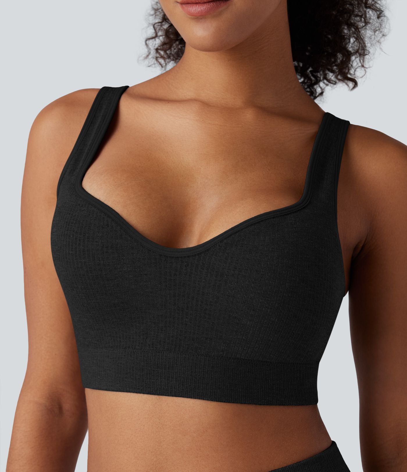 OneForm Seamless Flow Brassière de sport push-up chaude yoga à maintien léger avec bonnets moulés