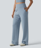 SpacerTek™ Jogging casual large taille haute ventre plat avec poches