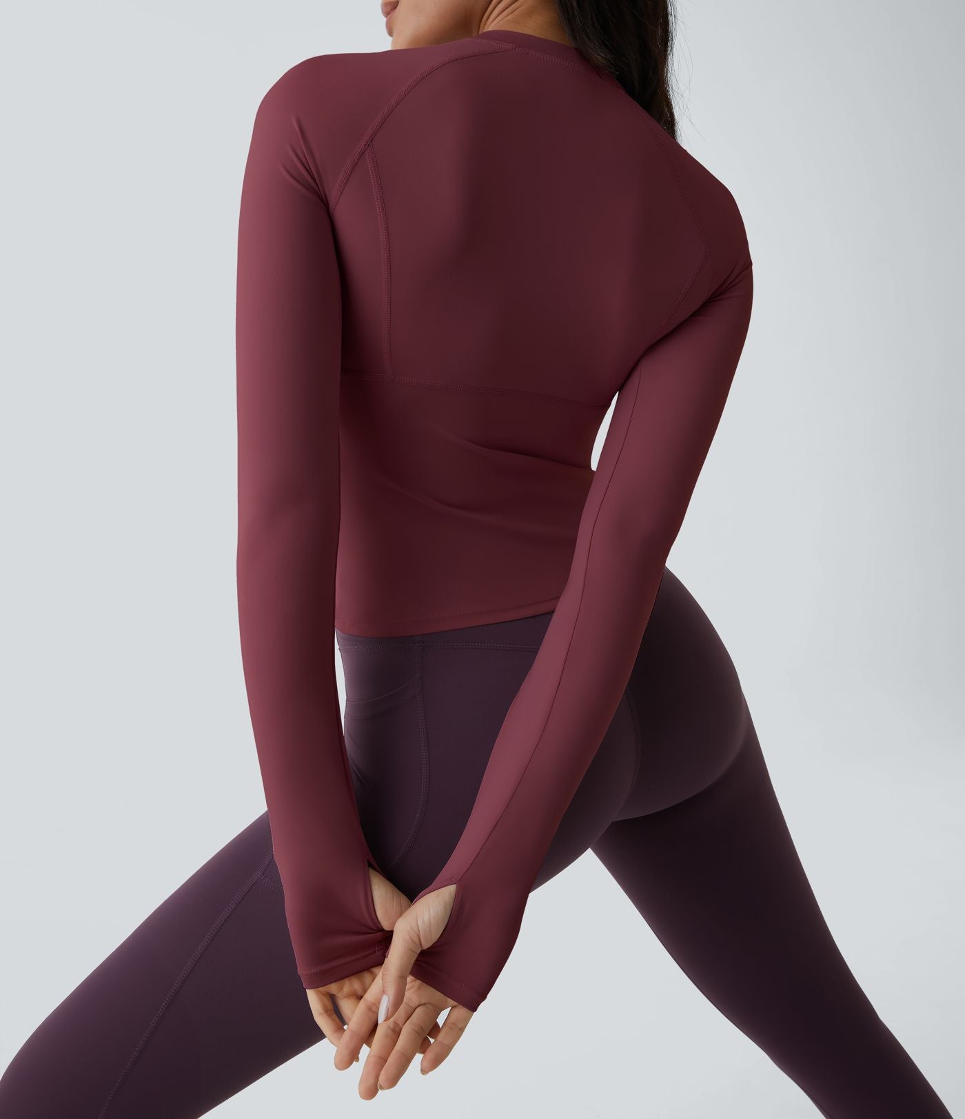 Top Sport Yoga Uni Trous pour les Pouce