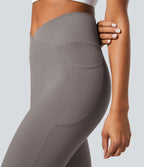 Softlyzero™ Legging Unis Poches Croisées