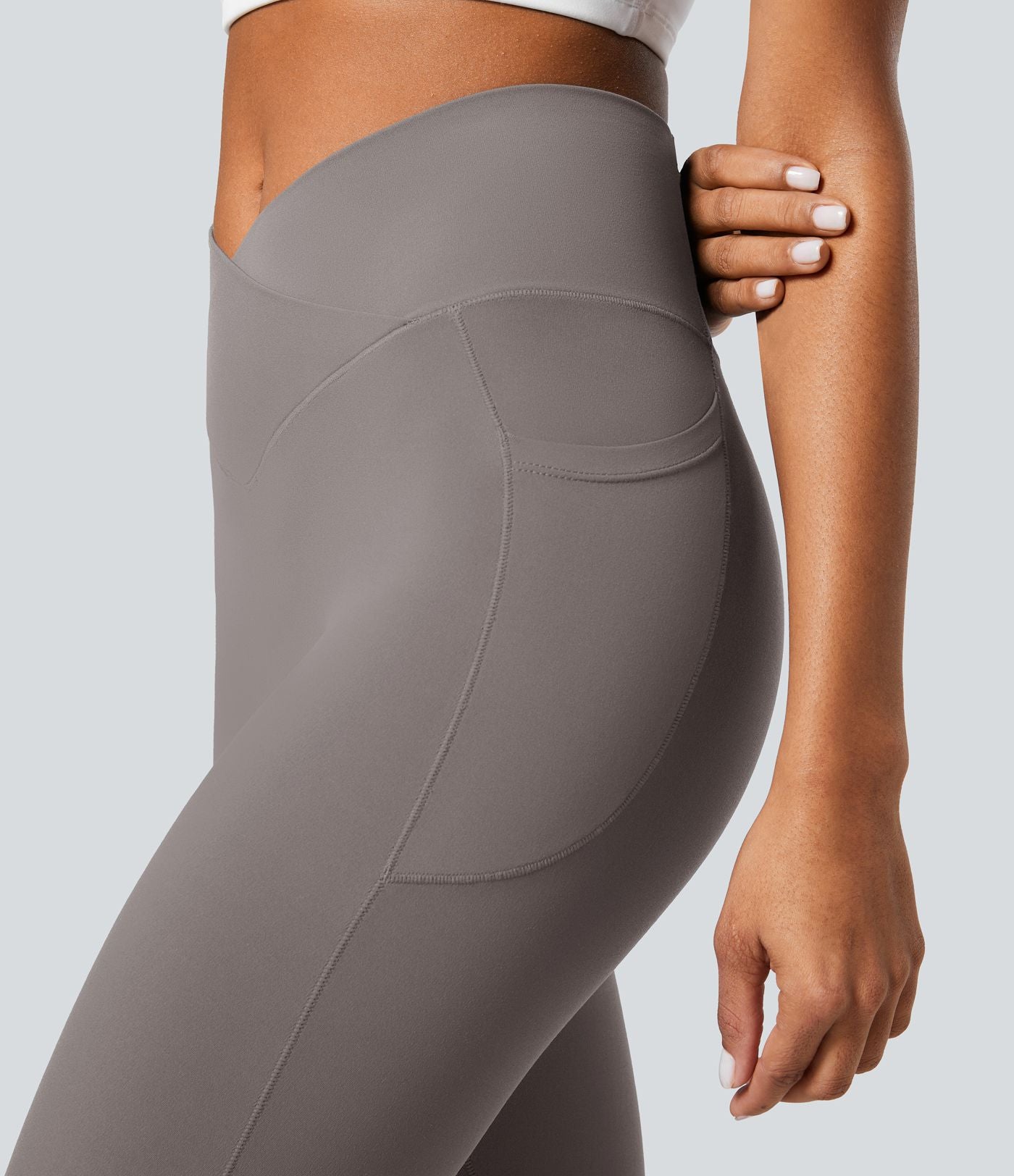 Softlyzero™ Legging Unis Poches Croisées