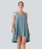 Robe décontractée mini Breezeful™ dos nageur fluide asymétrique séchage rapide avec poche E-G