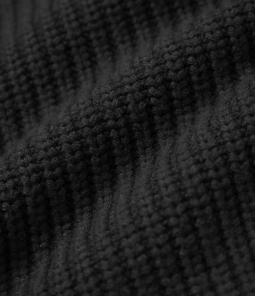 Pull col montant manches longues