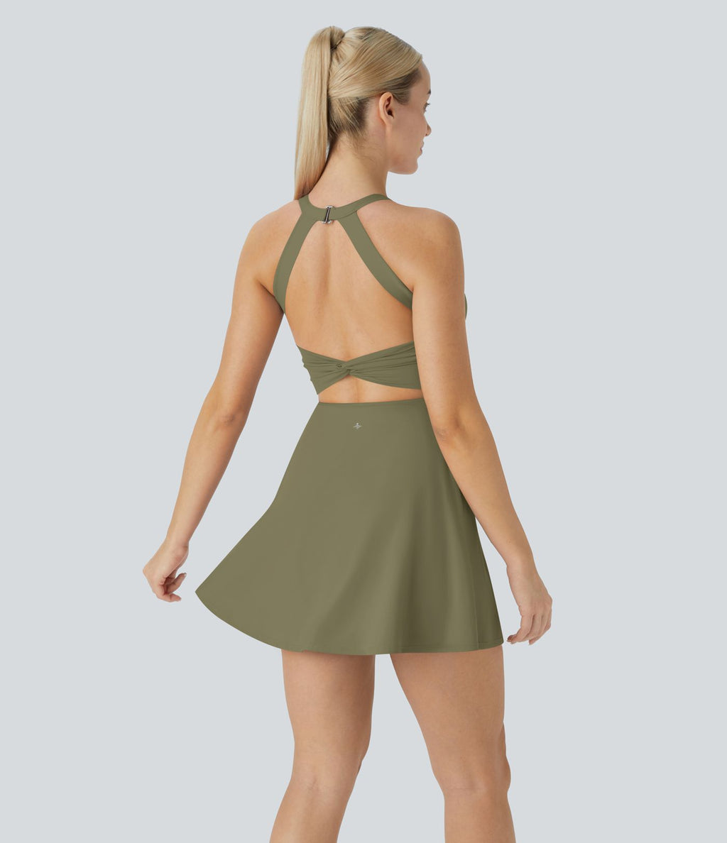Softlyzero™ Airy Robe Sport Torsadée Dos Nu Édition Easy Peasy