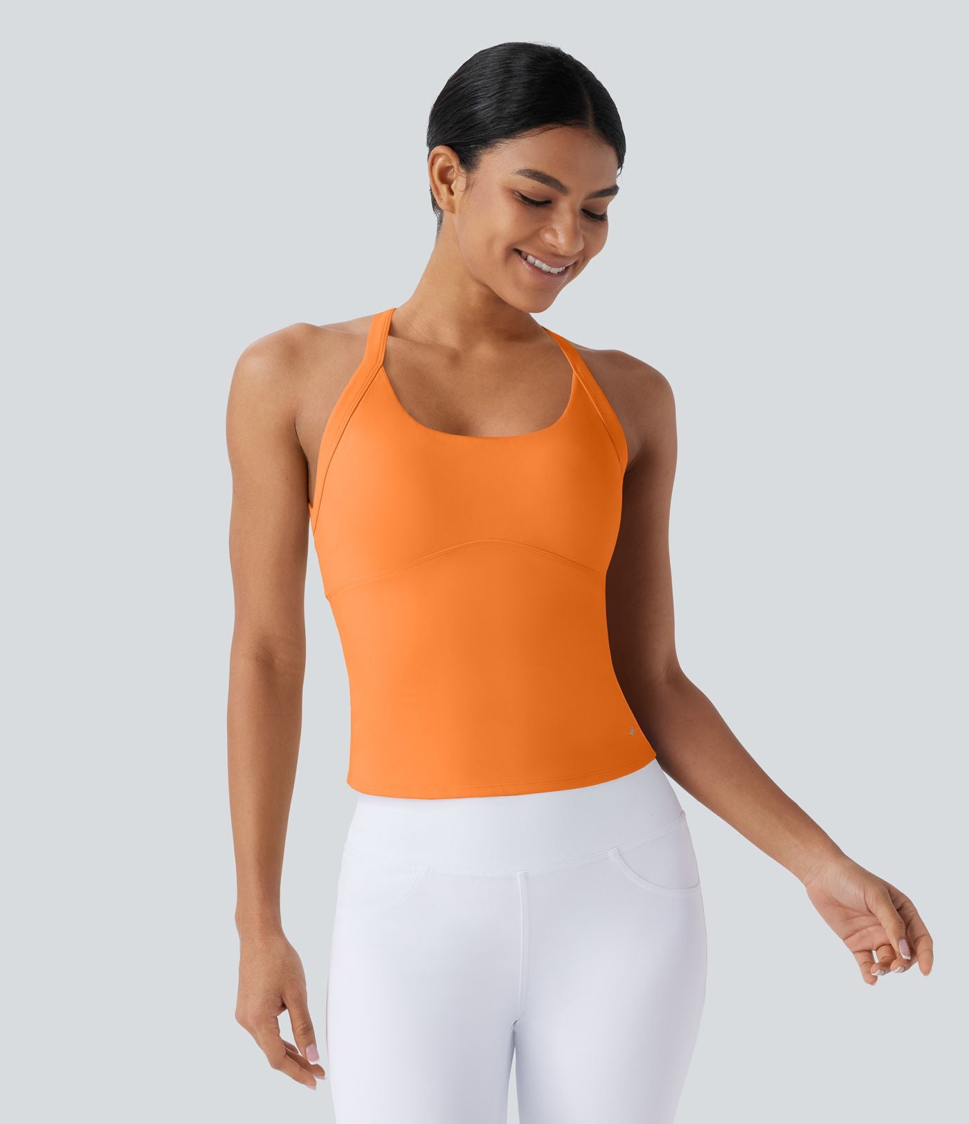 Débardeur yoga SoftlyZero™ Plush à découpes A-D