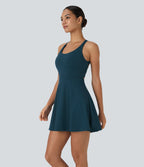 Robe de sport dos nu torsadée A-C