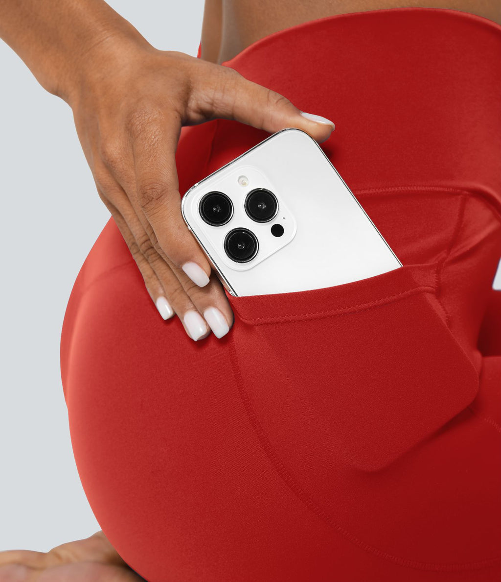 Softlyzero™ Legging Unis Poches Croisées