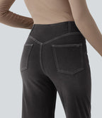 Halara Flex™ Jean large décontracté taille haute ventre plat avec poches