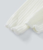 Jambières en maille avec nœud