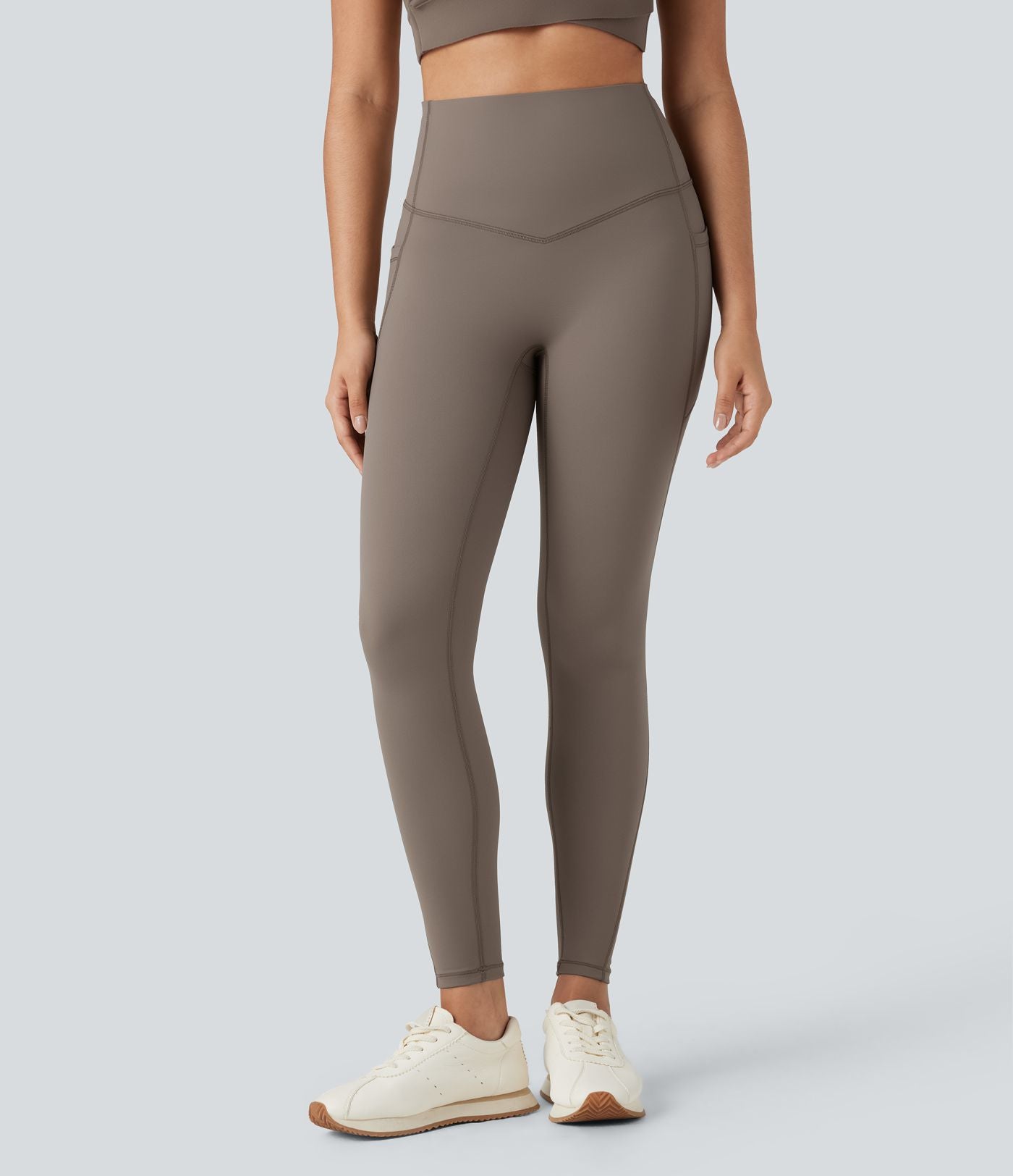 Legging yoga polaire thermique  gainant taille haute Halara UltraSculpt™ Heat avec poches