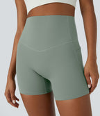 Short cycliste d'entraînement gainant taille haute UltraSculpt™ SoCinched à poches latérales 12,5 cm