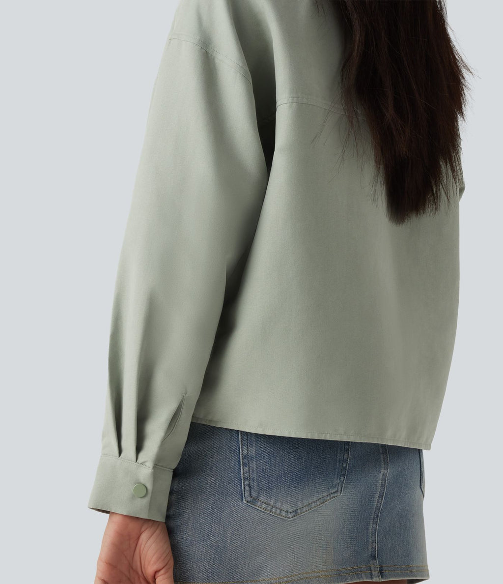 Veste décontractée manches longues avec poches
