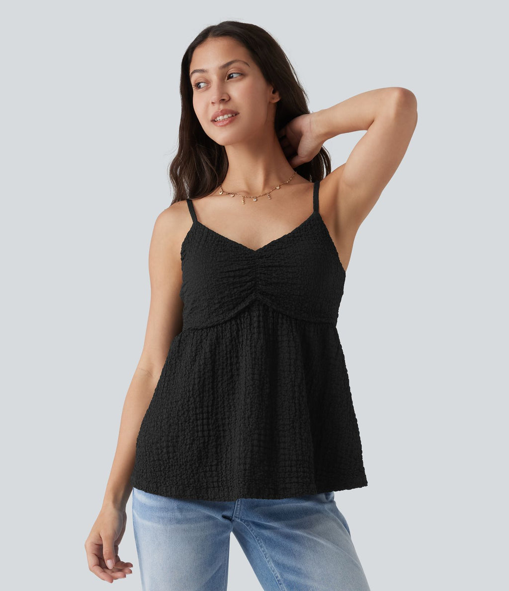 Débardeur col V avec brassière intégrée