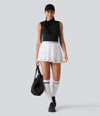 Haut de sport golf SoftlyZero™ Airy sans manches col cheminée avec nœud effet frais InstantCool, protection solaire UPF50+