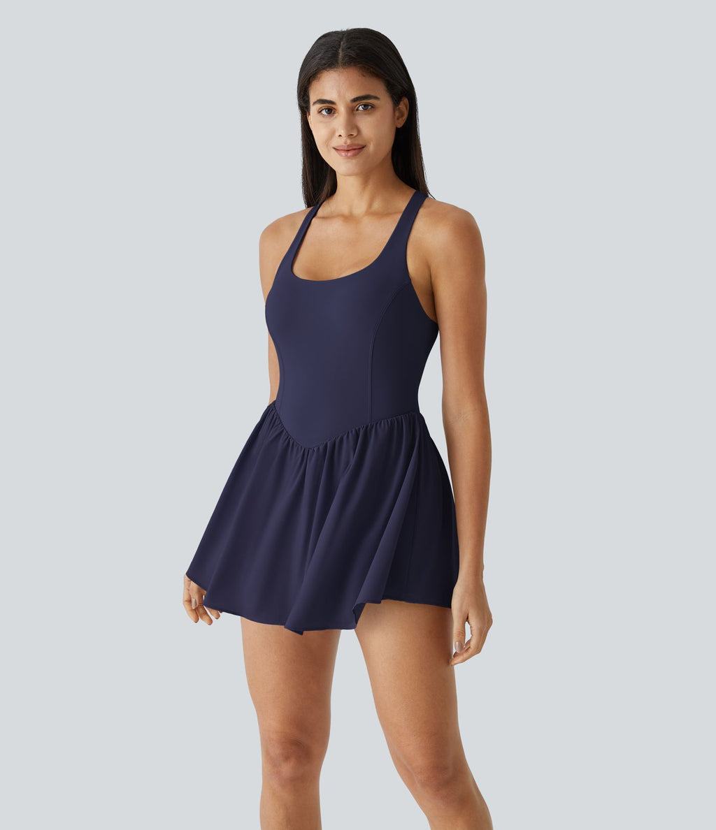 Robe de sport mini 2-en-1 Breezeful™ corset fluide séchage rapide avec poche padel/pickleball A-C
