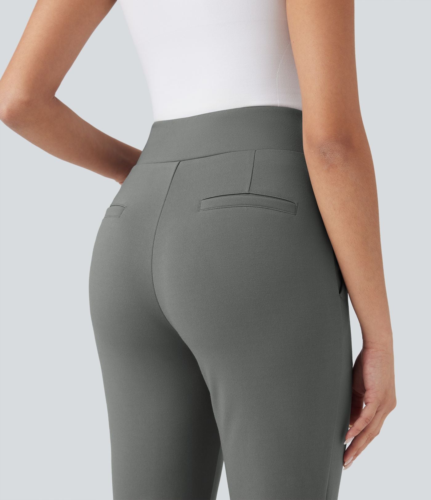 Pantalon tailleur bootcut taille haute Halara Flex™ avec poches