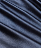 Short décontracté satiné taille haute avec cordon de serrage froncé et poche