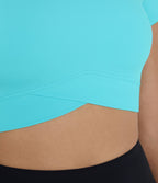 Softlyzero™ Plush Sports Top Ourlet Croisé