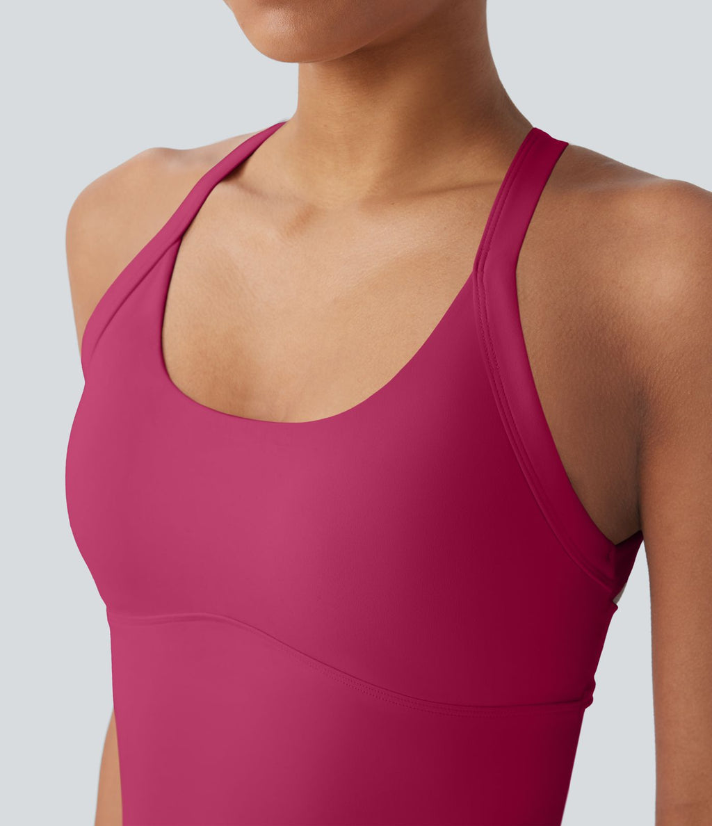 Débardeur yoga SoftlyZero™ Plush à découpes A-D