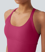 Débardeur yoga SoftlyZero™ Plush à découpes A-D
