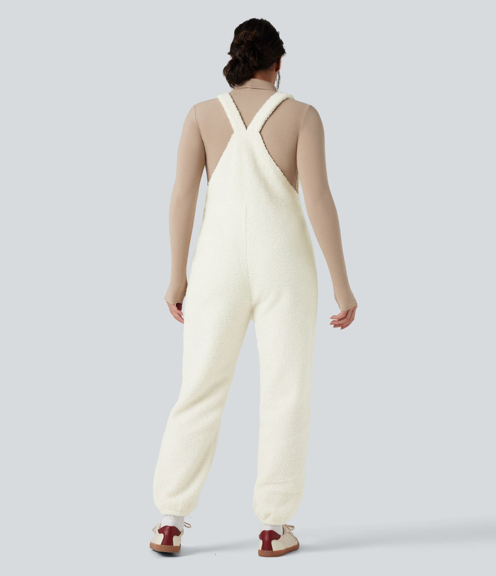 Salopette sherpa avec poches