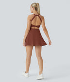 Robe de sport dos nu torsadée A-C