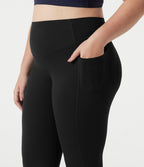 Legging flare évasé gainant grande taille Halara UltraSculpt™ taille haute, effet push-up fessier avec poches