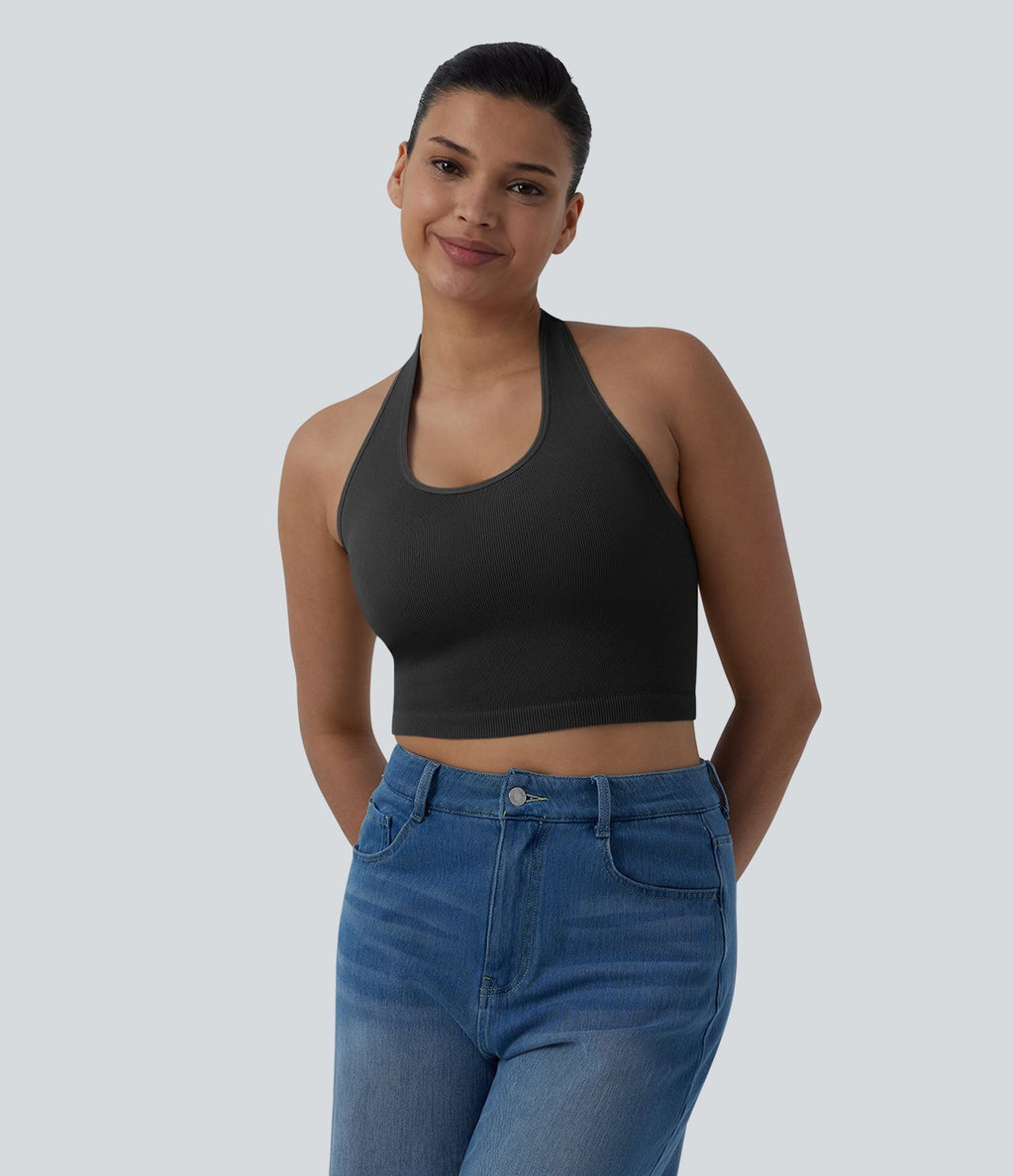 OneForm Débardeur décontracté court dos nu sans couture Seamless Flow