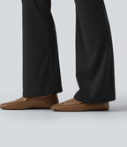 Pantalon tailleur évasé taille haute