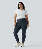 Halara UltraSculpt™ Legging yoga grande taille froncé taille haute gainant et sculptant avec poches