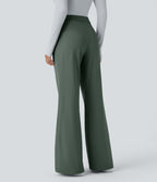 Pantalon tailleur évasé taille haute Halara Flex™ DayStretch avec poches