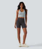 Haut de sport yoga court dos nageur